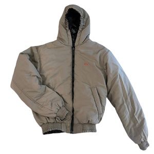 Boys 10X Reversible Tan/Camoflauge Coat